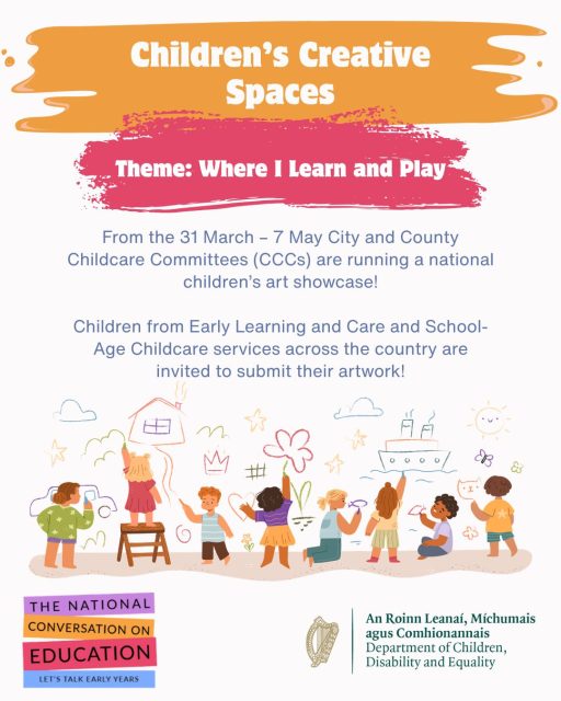 Remember to email your art to:
info@kerrycountychildcare.com!