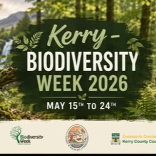 Kerry Biodiversity Week
15th - 24th May 2026
Follow the link below for a full list of activities.
https://www.discoverkerry.com/event/kerry-biodiversity-week-2026
