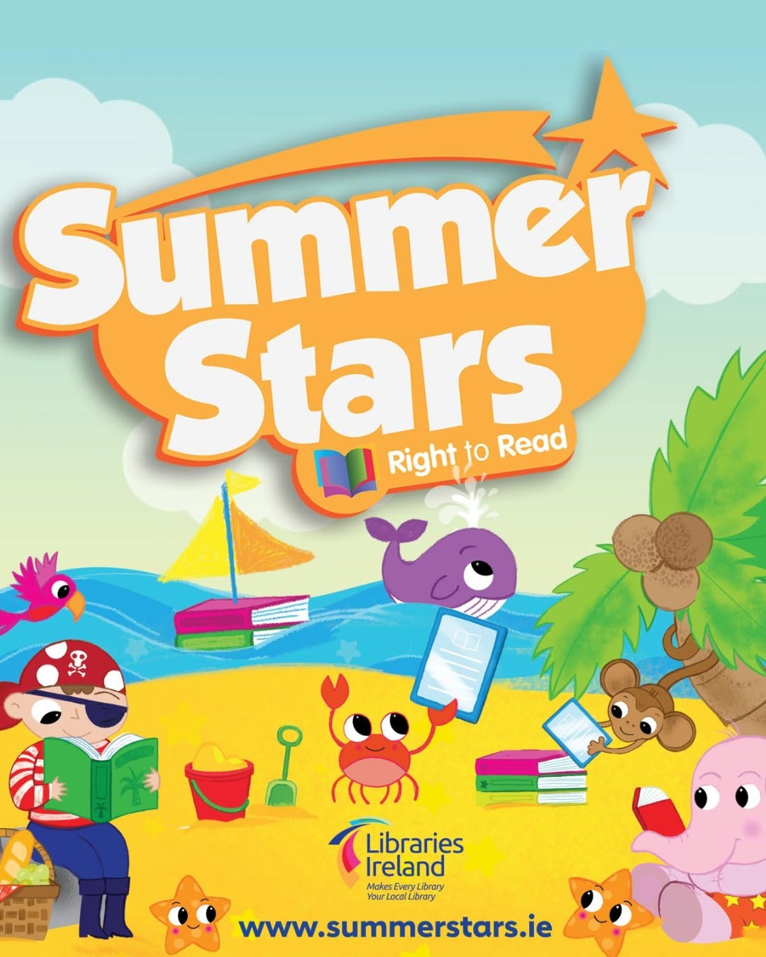 Summer Stars, the free national reading programme for children developed by Libraries Ireland as part of the Right to Read initiative, runs throughout the summer months from June until the end of August. 📚☀️
Summer Stars encourages children to continue enjoying reading and storytelling during the summer through books, activities, events and creative challenges taking place in public libraries across Ireland.
Participating in shared reading experiences can help to support children’s language, literacy, imagination and communication skills while also fostering a lifelong love of books and learning.
Learn more here: https://www.librariesireland.ie/.../right-to.../summer-stars