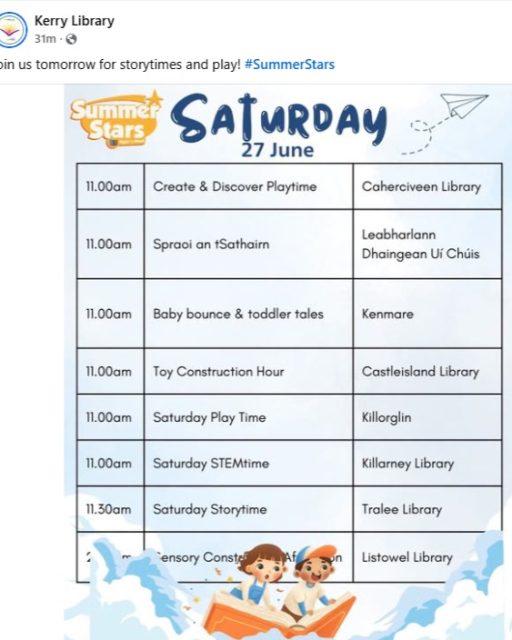 Storytime and play across the county!