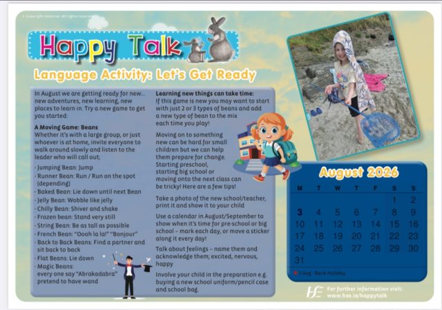 Happy Talk - August 2026