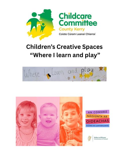 Children's Creative Spaces - Where I Learn and Play
Thank you to the preschool children in Little Chicks, Moyvane who took part in the National Conversation on Education and shared their wonderful artwork. 
Well done to everyone who participated and to  Katie and the team  for listening to, and sharing, their voices.